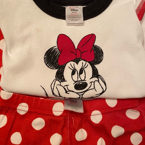 Hanna Andersson / Minnie Mouse Long John pajamas in organic cotton sz 3T - Picture 2 of 6